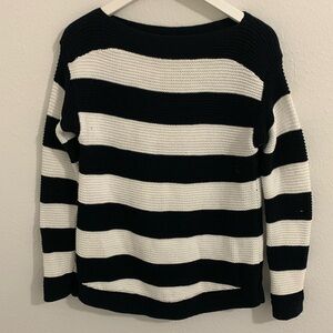Black and white adult XS Premise sweater